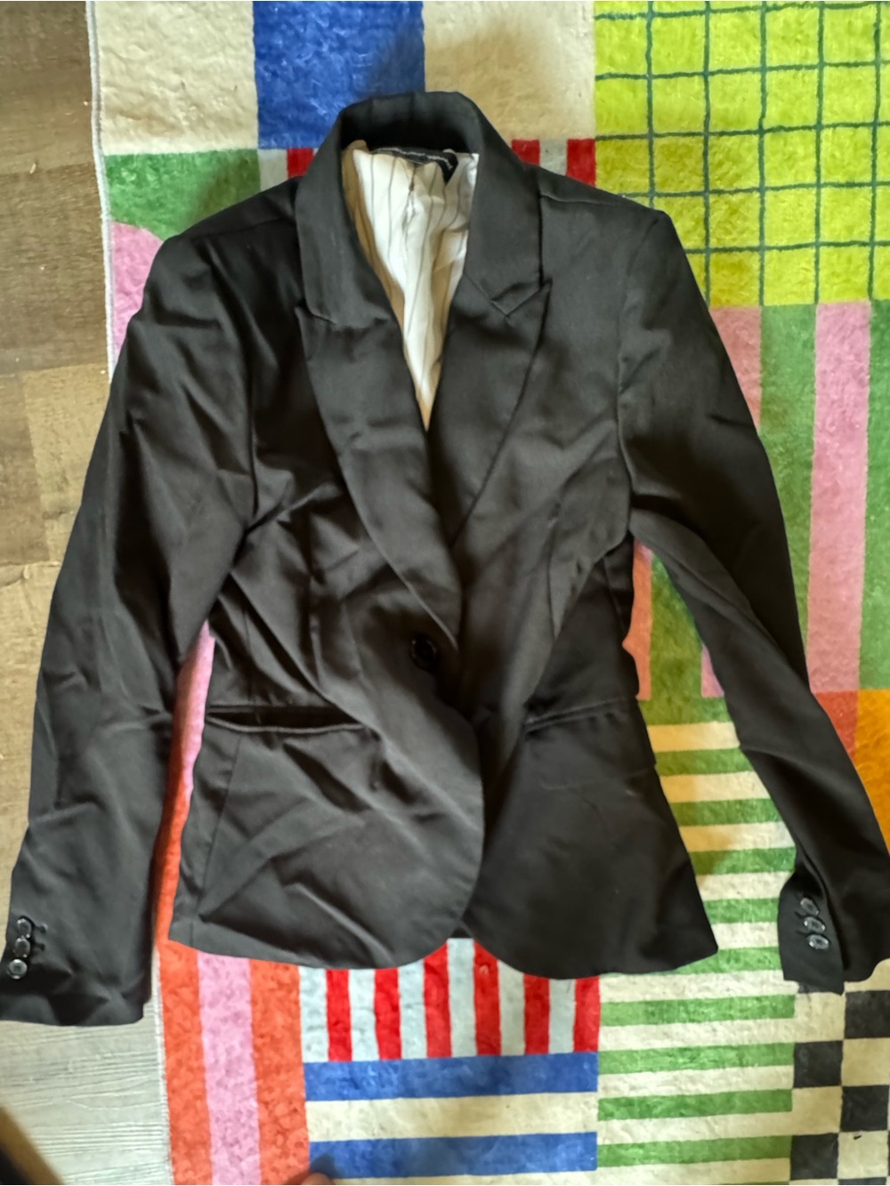 Ambiance Black Women's Tailored Blazer